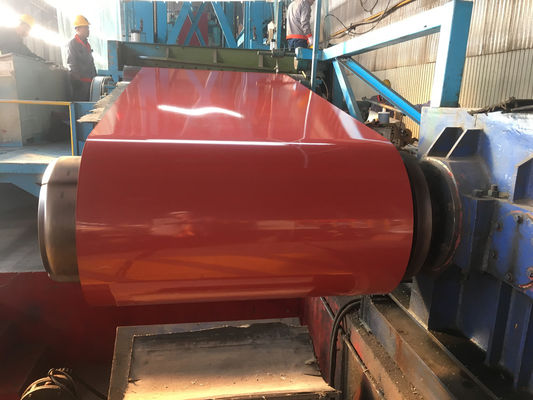 600-1250mm RAL রঙিন লেপযুক্ত কয়েল প্রস্তুতকারক 300-550MPa টান শক্তি