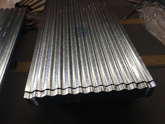 গ্যালভানাইজড করুগেটেড স্টিল শীট 0.13mm-0.5mm ছাদ জন্য রঙিন স্টিল শীট