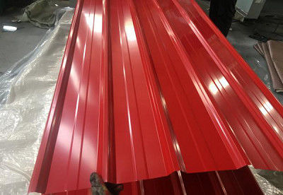 গরম ডুব অ্যালুজিনক corrugated শীট 0.13mm-0.7mm অ্যালুমিনিয়াম দস্তা আবৃত ইস্পাত শীট
