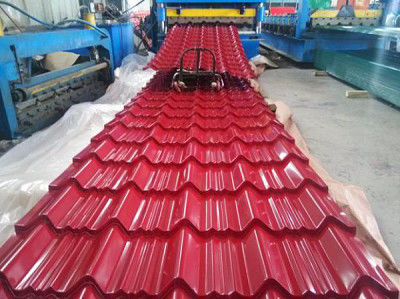 গরম ডুব অ্যালুজিনক corrugated শীট 0.13mm-0.7mm অ্যালুমিনিয়াম দস্তা আবৃত ইস্পাত শীট