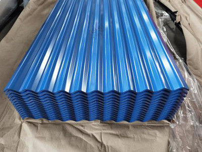 গরম ডুব অ্যালুজিনক corrugated শীট 0.13mm-0.7mm অ্যালুমিনিয়াম দস্তা আবৃত ইস্পাত শীট