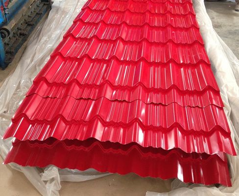 14 গজ corrugated ইস্পাত প্যানেল 0.45mm গ্যালভানাইজড দস্তা ছাদ শীট