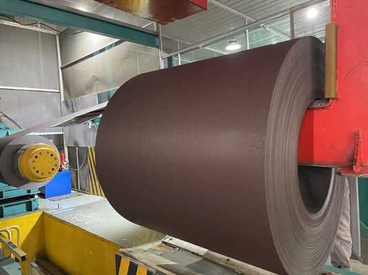 অ্যান্টি স্ক্র্যাচ পেইন্টড শীট মেটাল কয়েল 0.2mm-0.70mm প্রিপেইন্টড ম্যাট স্টিল কয়েল