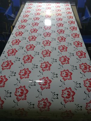 এইচডিপি লেপযুক্ত স্টিল শীট 0.2mm-0.6mm মুদ্রিত স্টিল কয়েল শীট