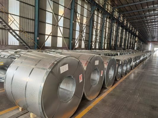 টেকসই 3-8MT Galvalume স্টীল কয়েল স্টক Max1250mm প্রস্থ