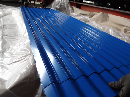 বিভিন্ন ডিজাইন প্রস্থ অনুযায়ী টান শক্তি 270-500MPa সঙ্গে corrugated ইস্পাত শীট