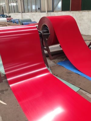 উচ্চ শক্তি জিংক ইস্পাত coils 600mm-1250mm রঙিন লেপ শীট coil