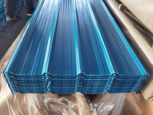 উচ্চ কঠোরতা 60-95HRB corrugated ইস্পাত শীট পৃষ্ঠ 20-275g/M2 জিংক লেপ